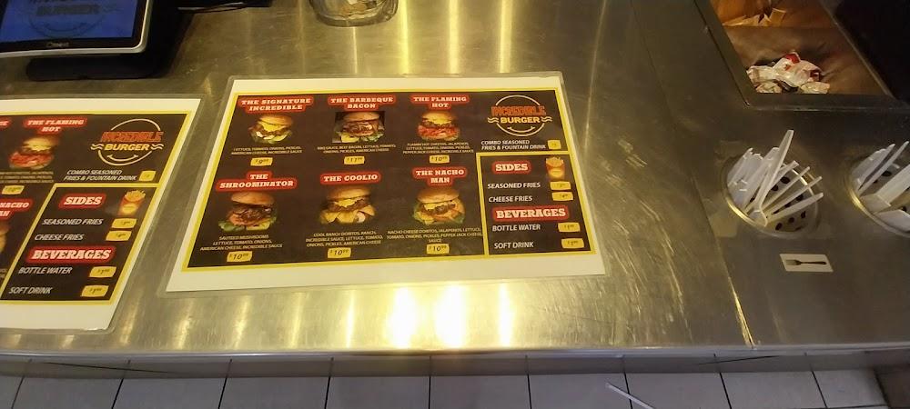 Incredible Burger Menu image 1